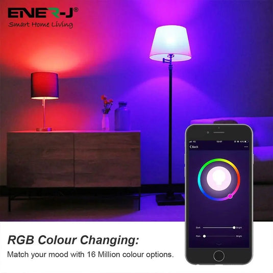 Smart WiFi Colour Changing LED Bulb offers 16 million options