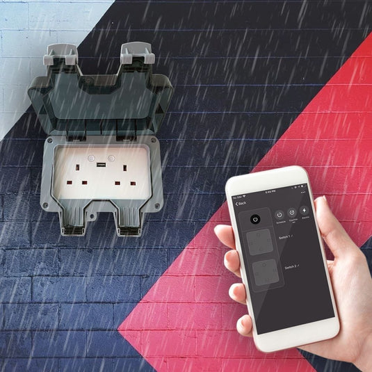 Phone app control for the smart double socket
