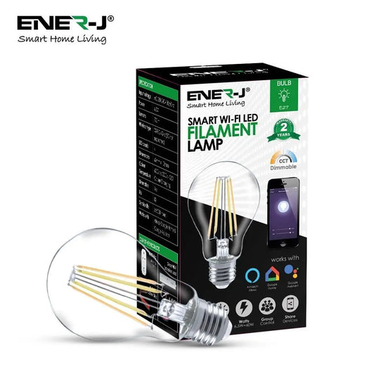 E27 Smart LED Dimmable and CCT Changing Filament Bulb box