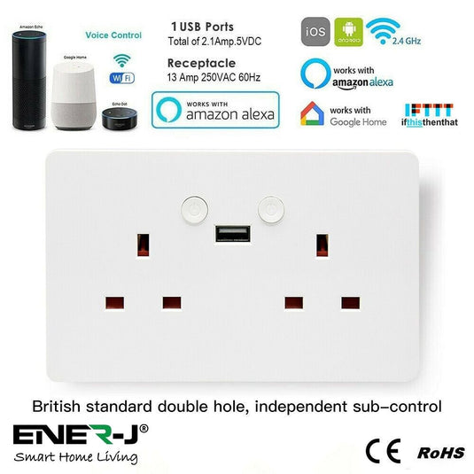 Smart double socket technical specifications