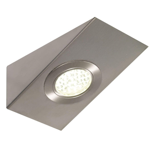 Stainless steel wedge LED cabinet light