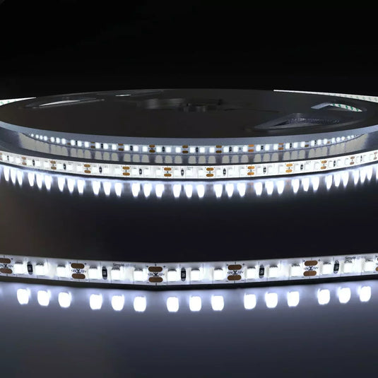 Cool White LED Strip Lights, 120 LEDs and 10w Per Metre cool white light