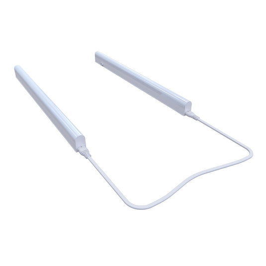 Two cabinet lights with connectors