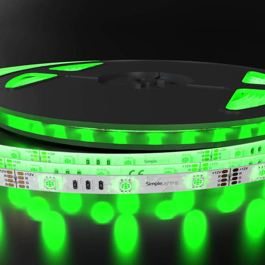 RGB LED Tape, Colour Changing 30 LEDs in a roll, Green