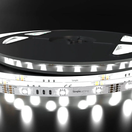 RGB LED Tape, Colour Changing 30 LEDs in a roll, White