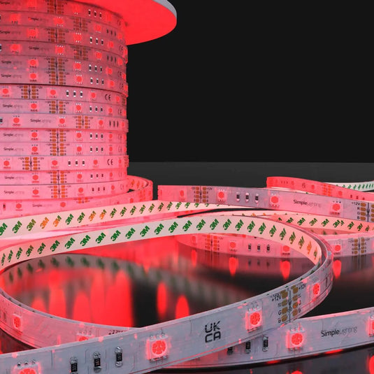 RGB LED Strip in a roll, Red