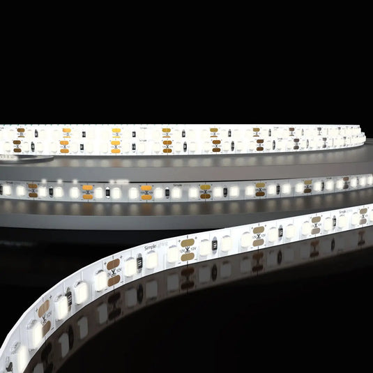 Natural White LED Tape close up shot