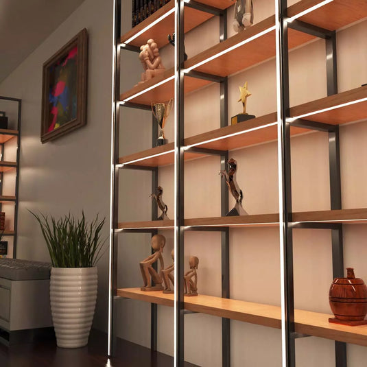 LED Aluminium Profile books collection shelf