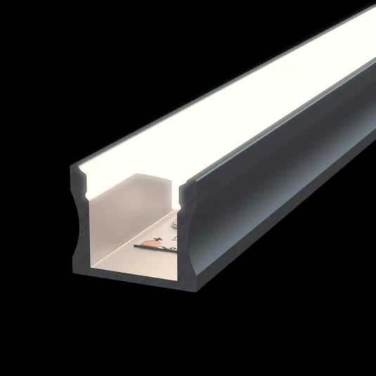 LED Aluminium Profile with lit up LED Tape