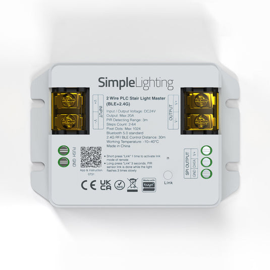 Stair lighting controller, angle 4