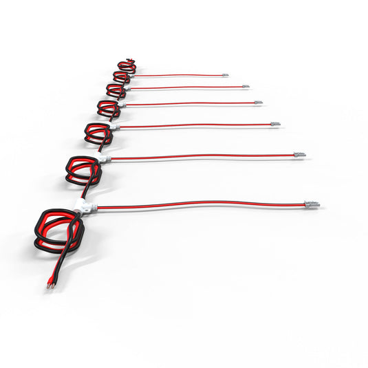Stair light wiring harness, angle 3