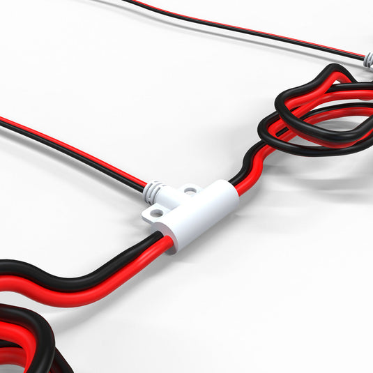 Stair light wiring harness, angle 5