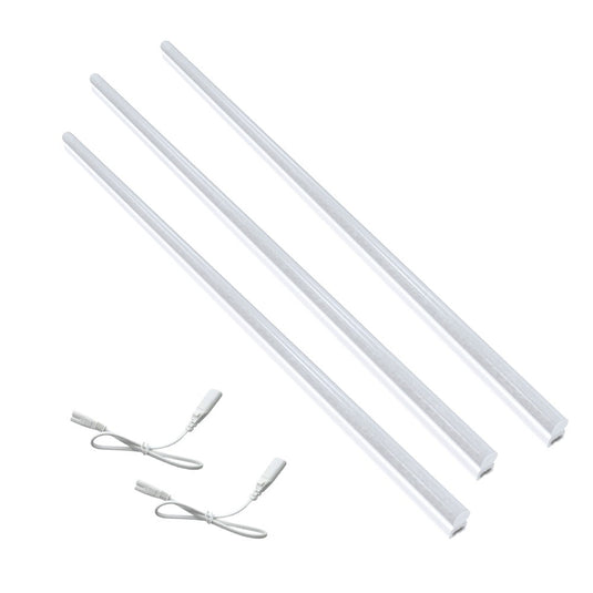 Three 1175mm T5 LED lights with two link cables