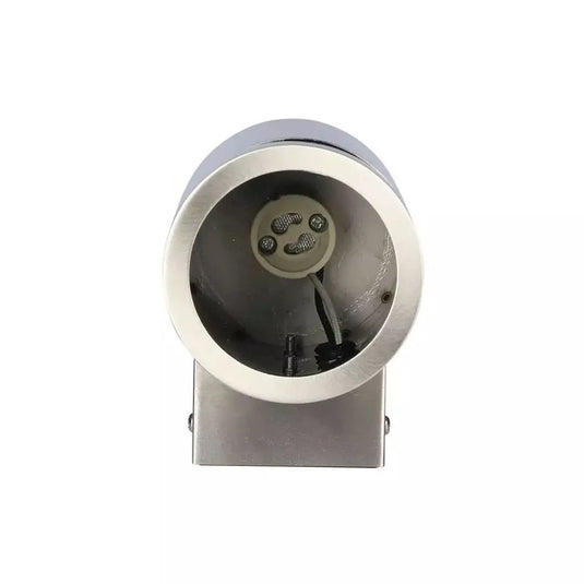 GU10 Wall Light Fitting, IP44, Stainless Steel Body without led