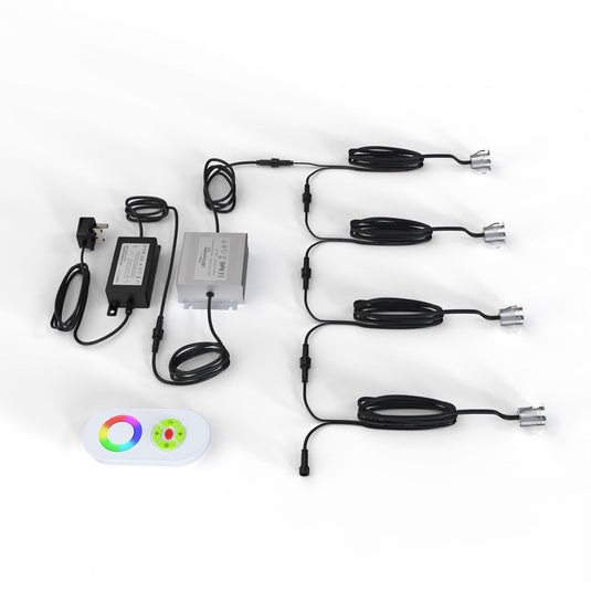 Wiring diagram for the RGB 30mm decking lights