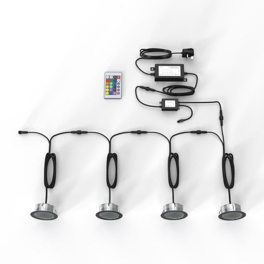 Wiring diagram for the RGB decking lights