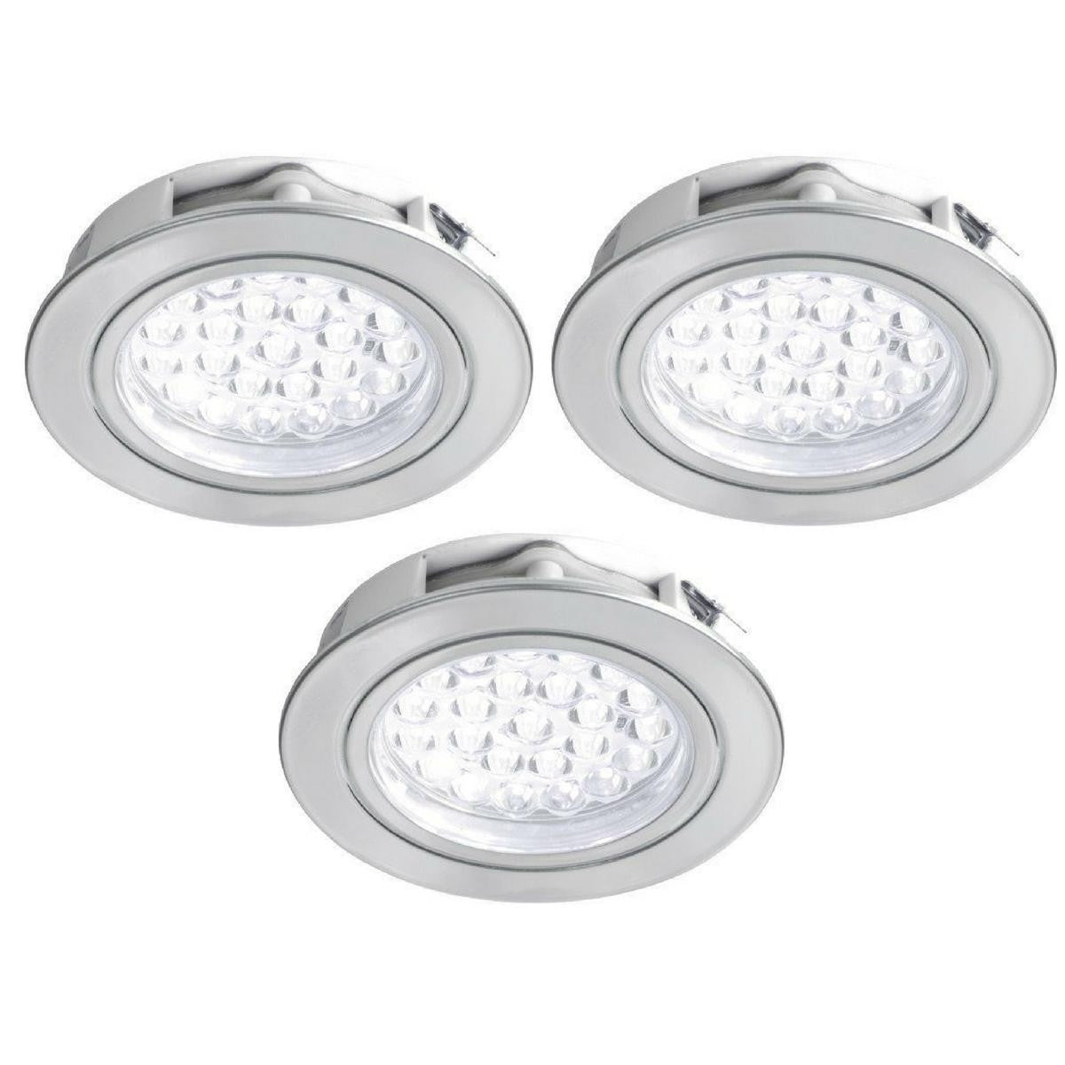 3 Pack, Recessed Under Cabinet Lights – LED Supplier UK