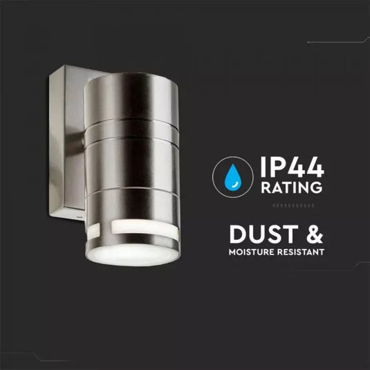 IP44 stainless steel wall light fitting