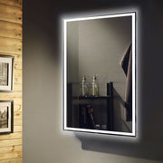 rectangle LED bathroom mirror