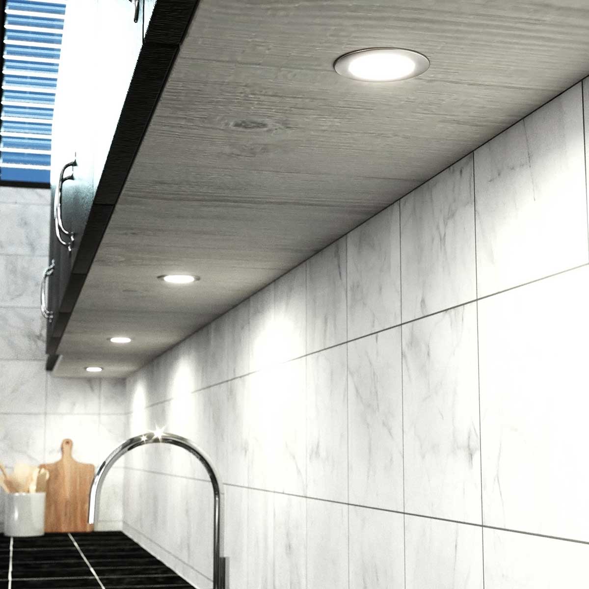 Recessed, LED Under Cupboard Light, 240v