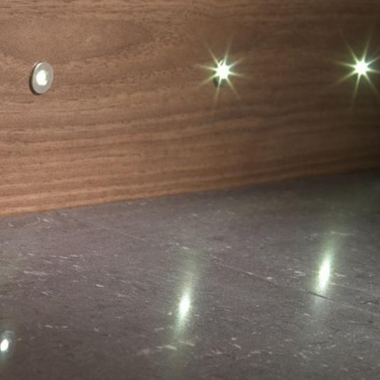 plinth lights with a natural white light