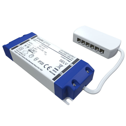 LED driver with 6-port power distributor