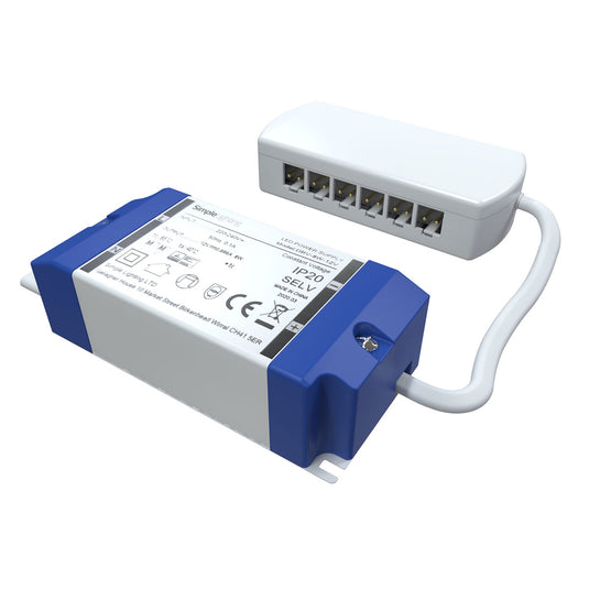 LED driver with 6-way distributor