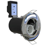 Fire Rated Gu10 Downlight - Brushed Chrome, Chrome or White