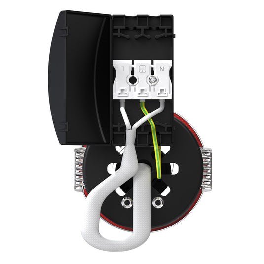 screwless terminal block with push fit connectors