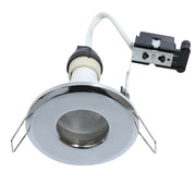 bathroom downlight in polished chrome
