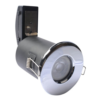 Polished Chrome, IP65 Fire Rated Downlight
