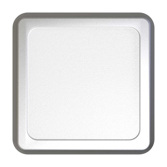 flat view of a square LED plinth light