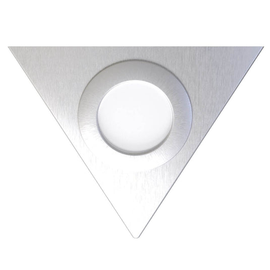 top view of a triangle under cabinet light