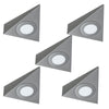 pack of five triangle under cabinet lights