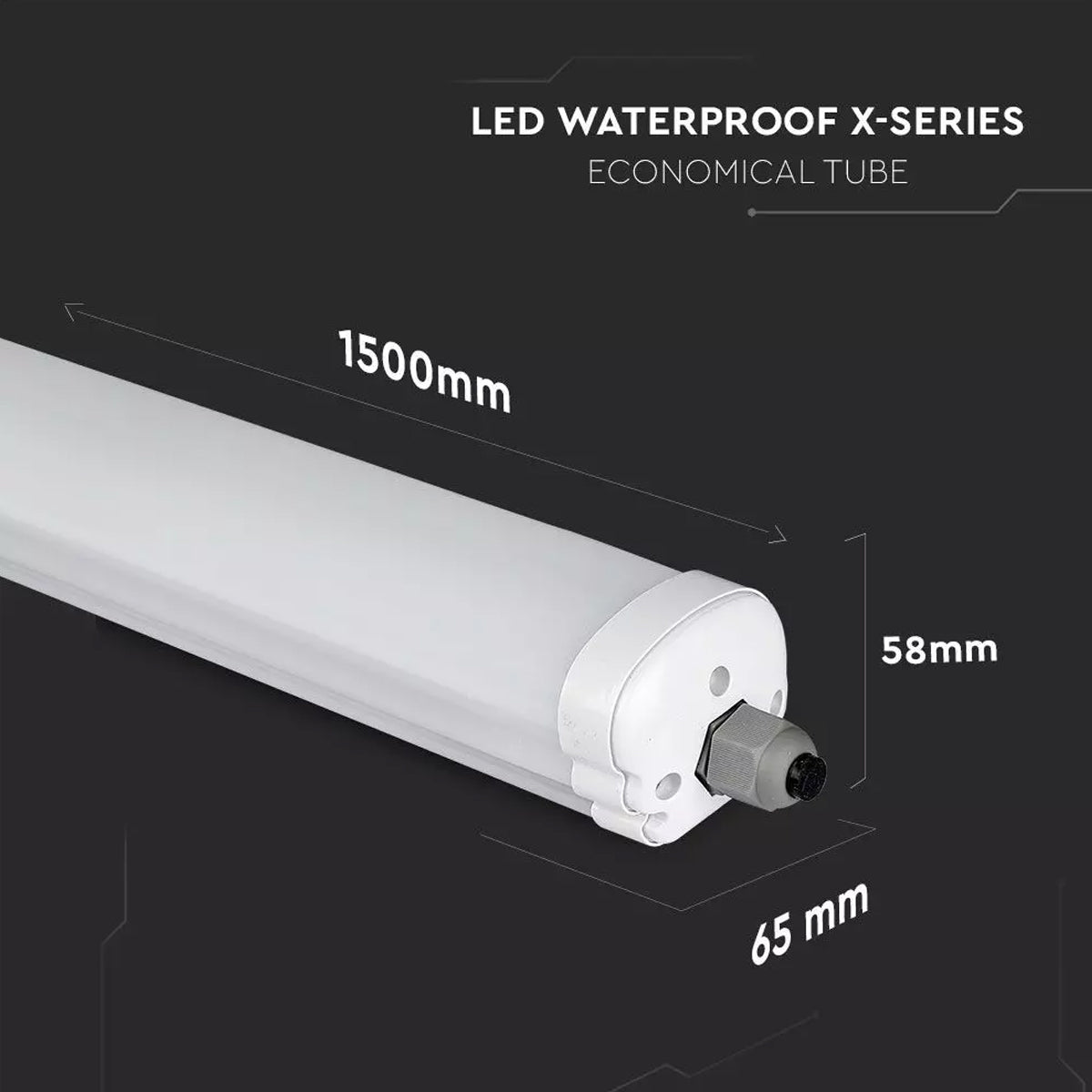 Led Ip65 5FT Weatherproof IP65 LED Batten Light – LED Supplier UK